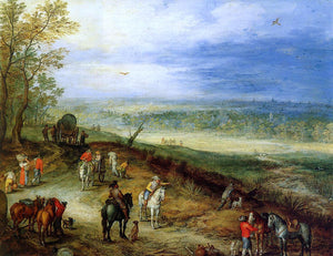  The Elder Jan Bruegel Immense Landscape with Travellers - Art Print