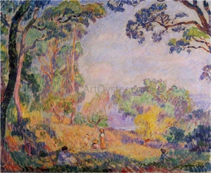  Henri Lebasque In a Field near the Sea - Art Print