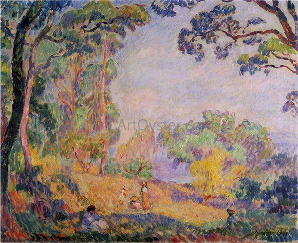  Henri Lebasque In a Field near the Sea - Art Print