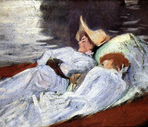  John Singer Sargent In a Punt - Art Print