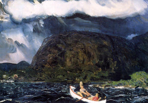  George Wesley Bellows In a Rowboat - Art Print