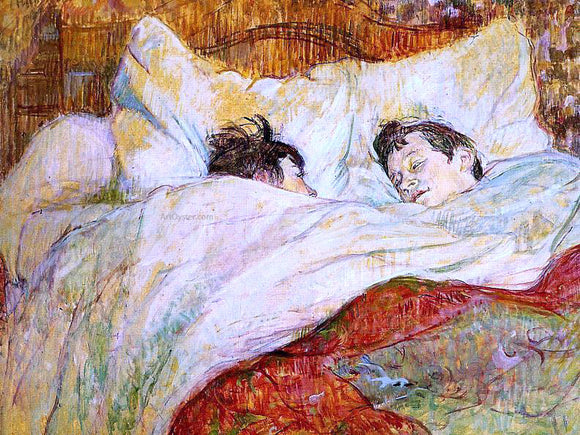  Henri De Toulouse-Lautrec In Bed - Art Print