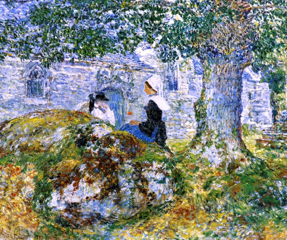  Frederick Childe Hassam At Brittany Bay - Art Print