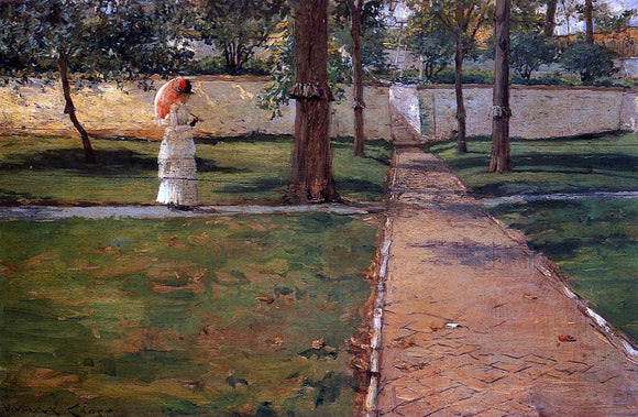  William Merritt Chase In Brooklyn Navy Yard - Art Print