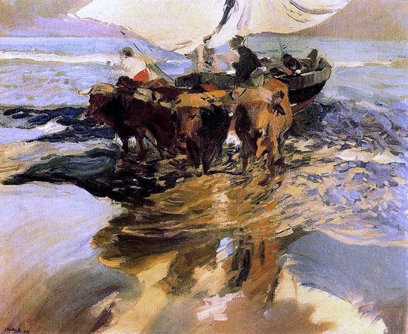  Joaquin Sorolla Y Bastida In Hope of the Fishing - Art Print