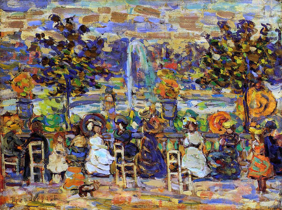  Maurice Prendergast In Luxembourg Gardens - Art Print