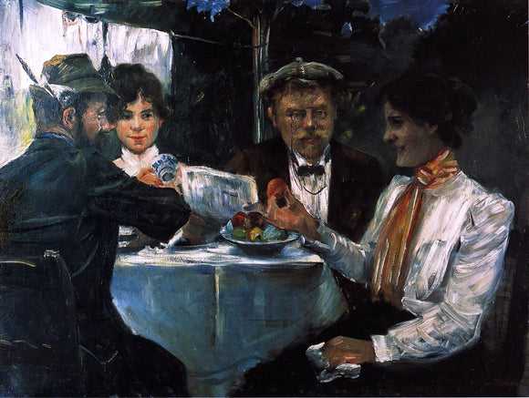  Lovis Corinth In Max Halbe's Garden - Art Print