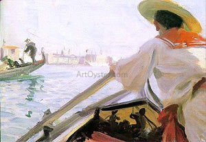  Anders Zorn In My Gondola - Art Print