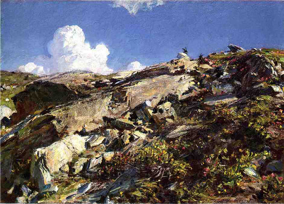  John Singer Sargent In the Alps - Art Print