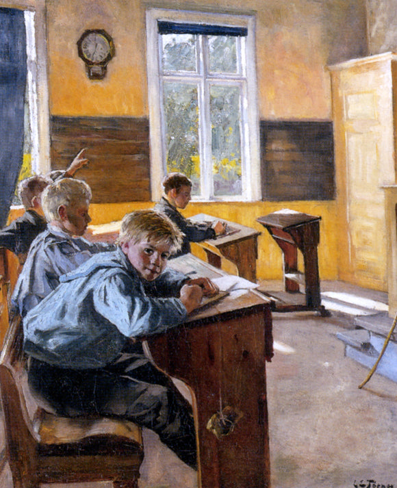  Karen Elizabeth Tornoe In The Classroom - Art Print