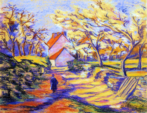  Armand Guillaumin In the Countryside - Art Print