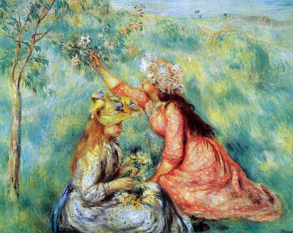  Pierre Auguste Renoir In the Fields - Art Print