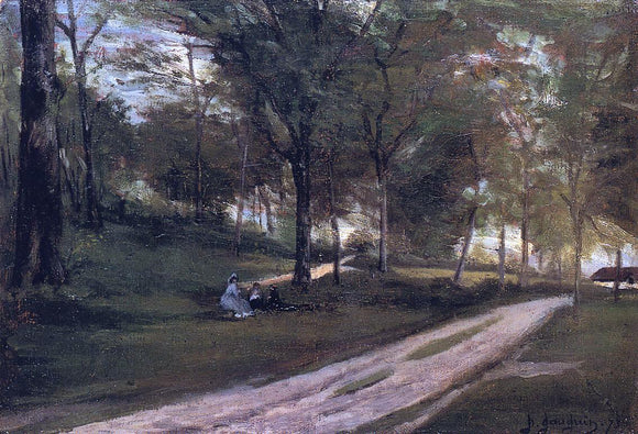  Paul Gauguin In the Forest, Saint-Cloud II - Art Print