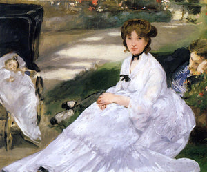  Edouard Manet In the Garden - Art Print