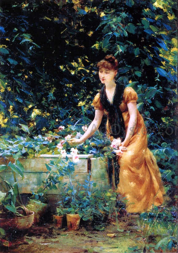  Francis Coates Jones In the Garden - Art Print