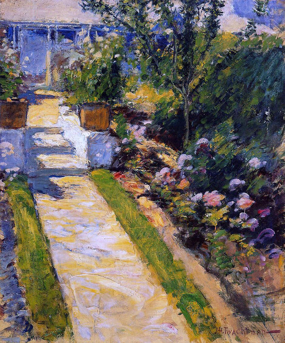  John Twachtman In the Garden - Art Print