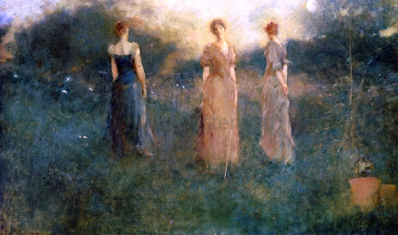  Thomas Wilmer Dewing In the Garden - Art Print