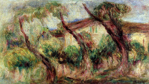  Pierre Auguste Renoir In the Garden of Collettes at Cagnes - Art Print
