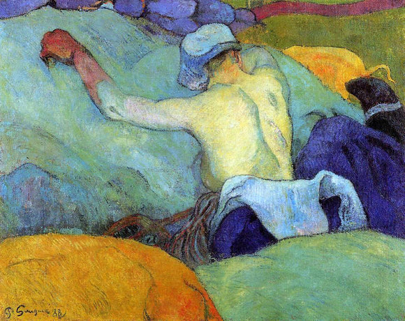  Paul Gauguin In the Heat of the Day - Art Print