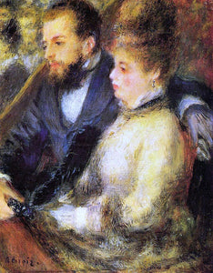  Pierre Auguste Renoir In the Loge - Art Print