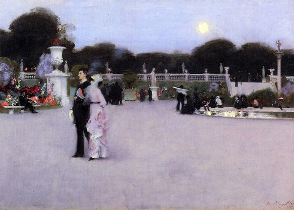  John Singer Sargent In the Luxembourg Garden - Art Print