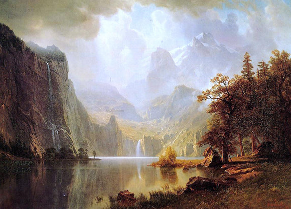  Albert Bierstadt In the Mountains - Art Print