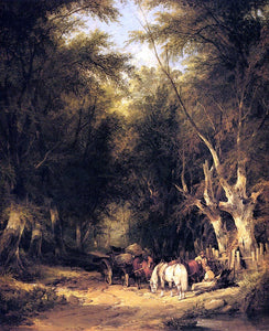  Senior William Shayer In The New Forest - Art Print