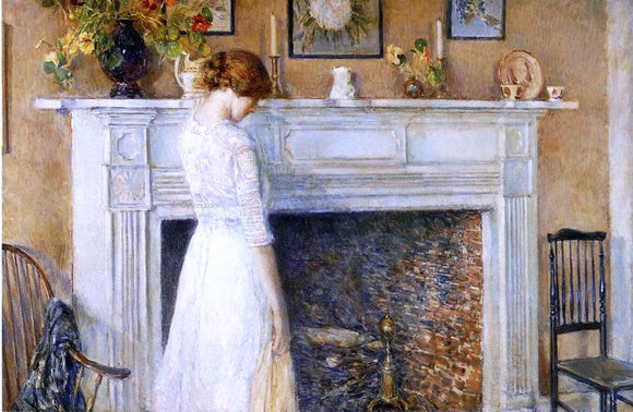  Frederick Childe Hassam In the Old House - Art Print