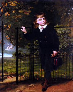  James Sant In The Park - Art Print