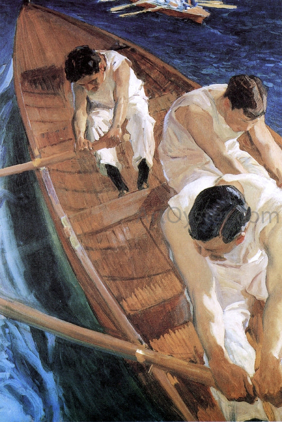  Joaquin Sorolla Y Bastida In the Racing Shell - Art Print