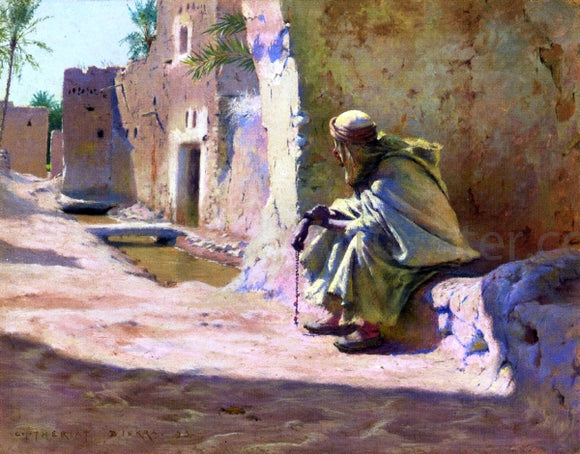  Charles James Theriat In the Shade, Biskra - Art Print
