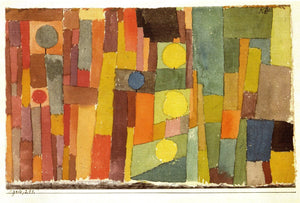  Paul Klee In the Style of Kairouan - Art Print