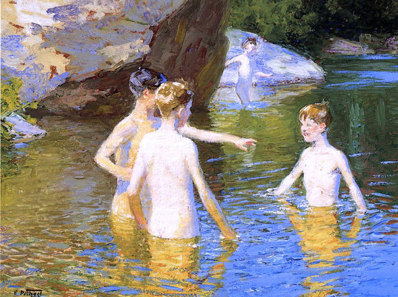  Edward Potthast In the Summertime - Art Print