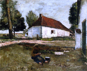  Lesser Ury In the Sunshine, near Volluvet - Art Print