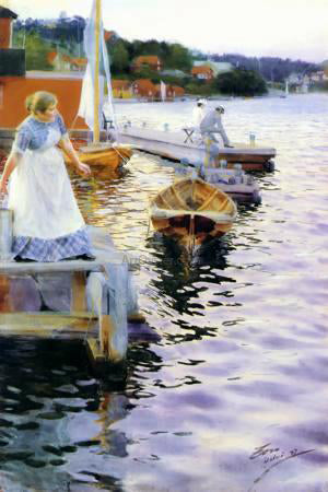  Anders Zorn In the Twilight - Art Print