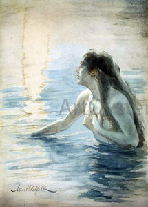  Albert Edelfelt In the Water - Art Print