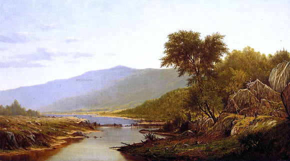  Charles W Knapp In the White Mountains - Art Print