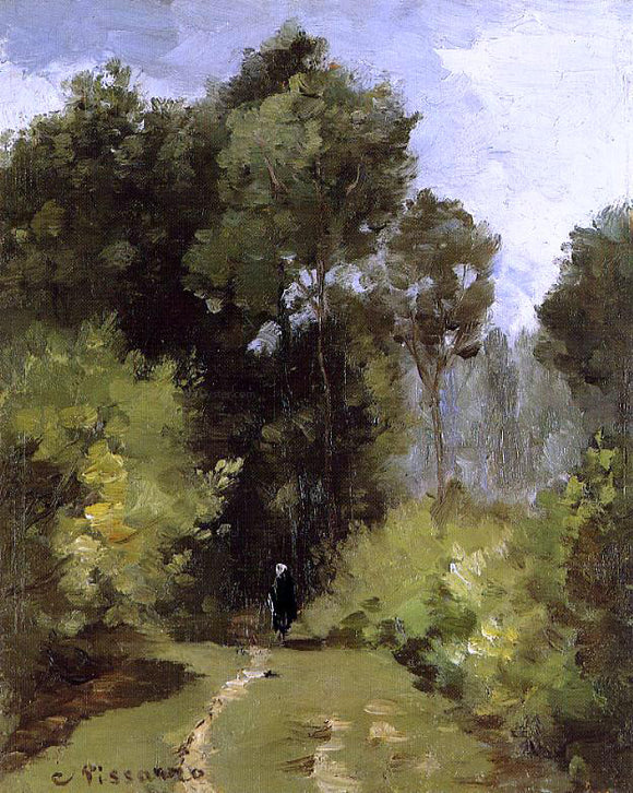  Camille Pissarro In the Woods - Art Print