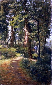  Adolfo Tommasi In the Woods - Art Print