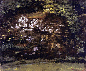  Gustave Courbet In the Woods - Art Print