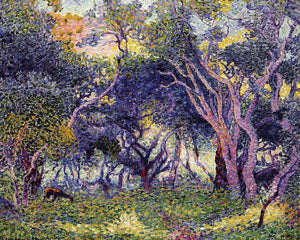  Henri Edmond Cross In the Woods - Art Print