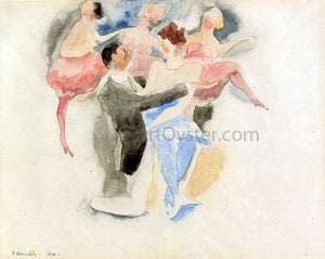  Charles Demuth In Vaudeville: Man and Woman with Chorus - Art Print
