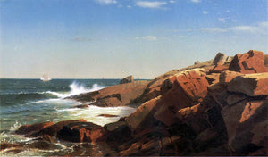 William Stanley Haseltine Indian Rock, Narragansett, Rhode Island - Art Print