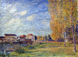  Alfred Sisley Indian Summer at Moret - Sunday Afternoon - Art Print