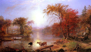  Albert Bierstadt Indian Summer - Hudson River - Art Print