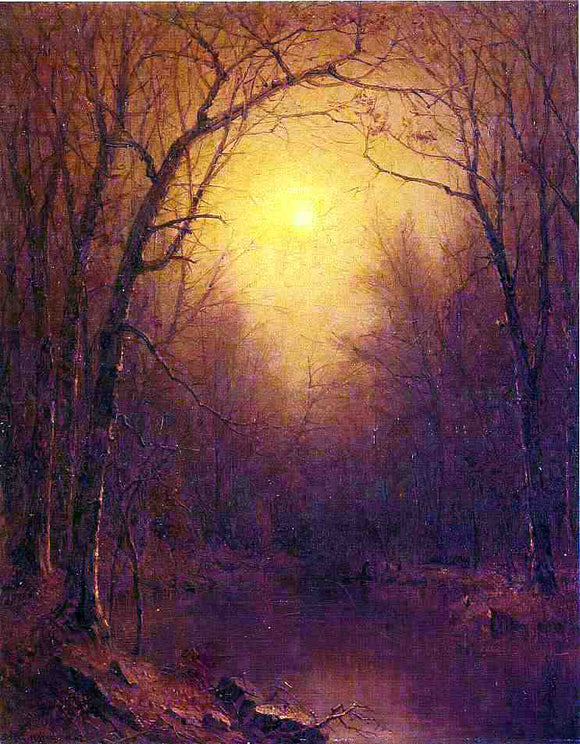  Sanford Robinson Gifford Indian Summer in the Bronx - Art Print