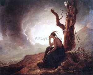  Joseph Wright Indian Widow - Art Print