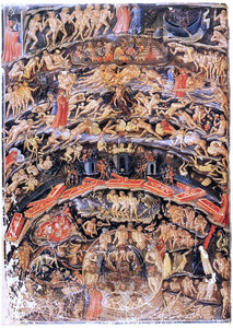  Bartolomeo Di Fruosino Inferno, from the Divine Comedy by Dante (Folio 1v) - Art Print