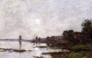  Eugene-Louis Boudin Inlet at Faou - Art Print