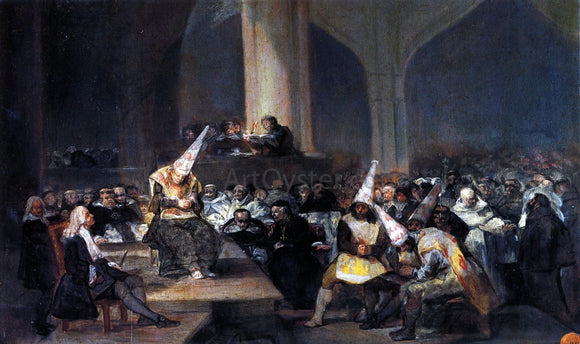  Francisco Jose de Goya Y Lucientes Inquisition Scene - Art Print